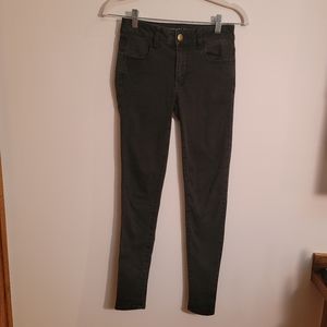 Black jeggings aeo